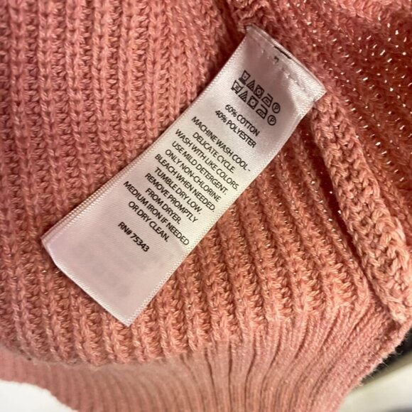 Rachel Zoe Pink Knit V Neck Sweater - Picture 7 of 11